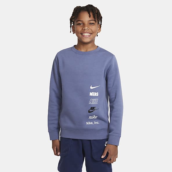 Blue nike sweatshirt sale